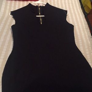 Black work dress